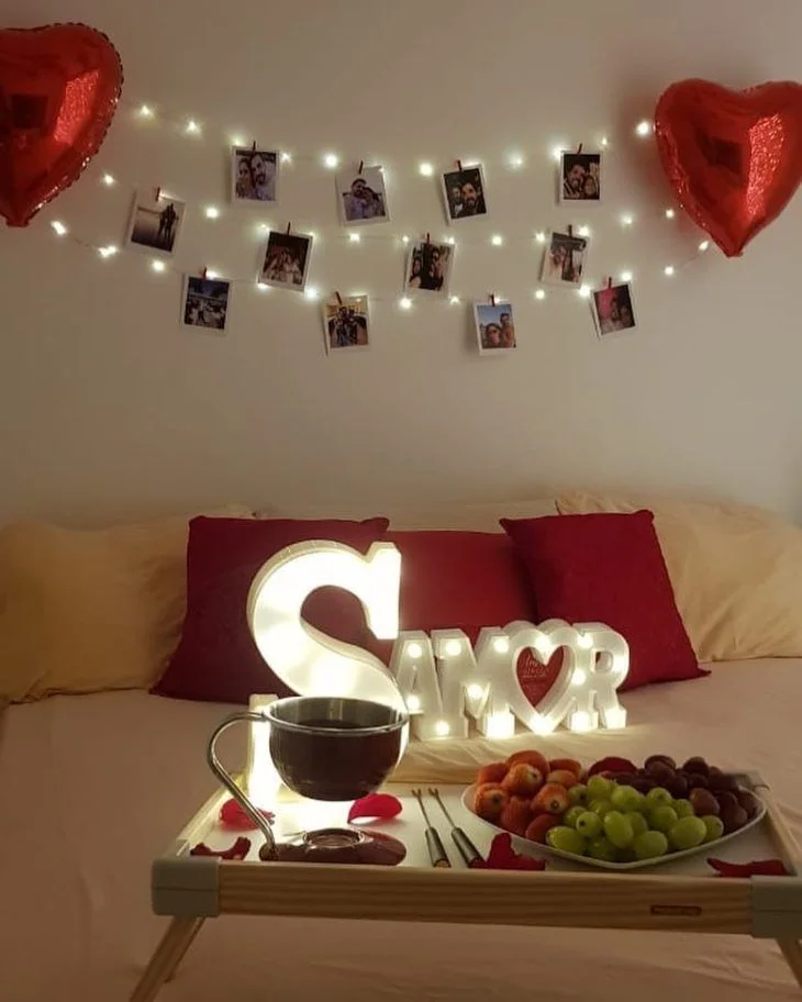 decoração de Dia dos Namorados