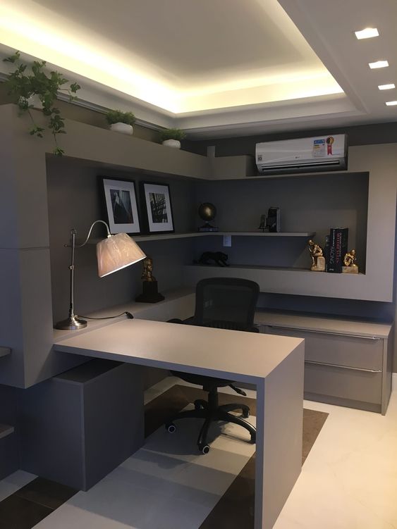 decoração de escritório pequeno