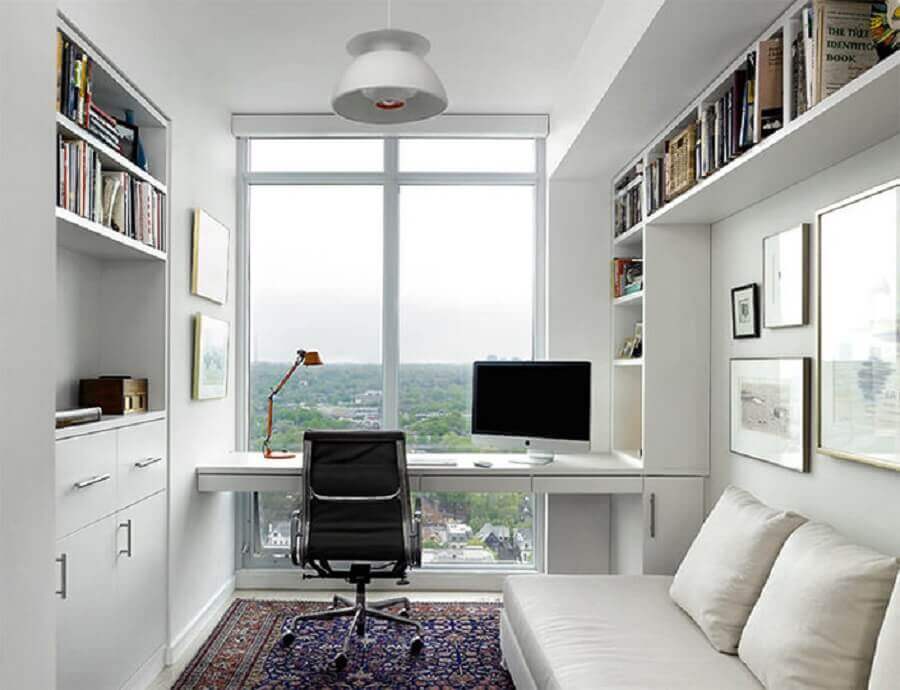 decoração de escritório pequeno