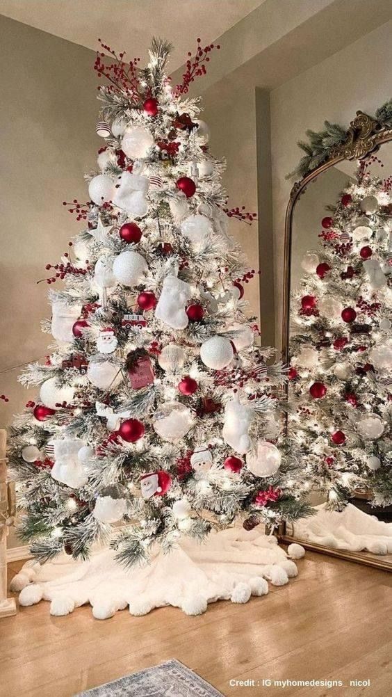 decoração de natal branca