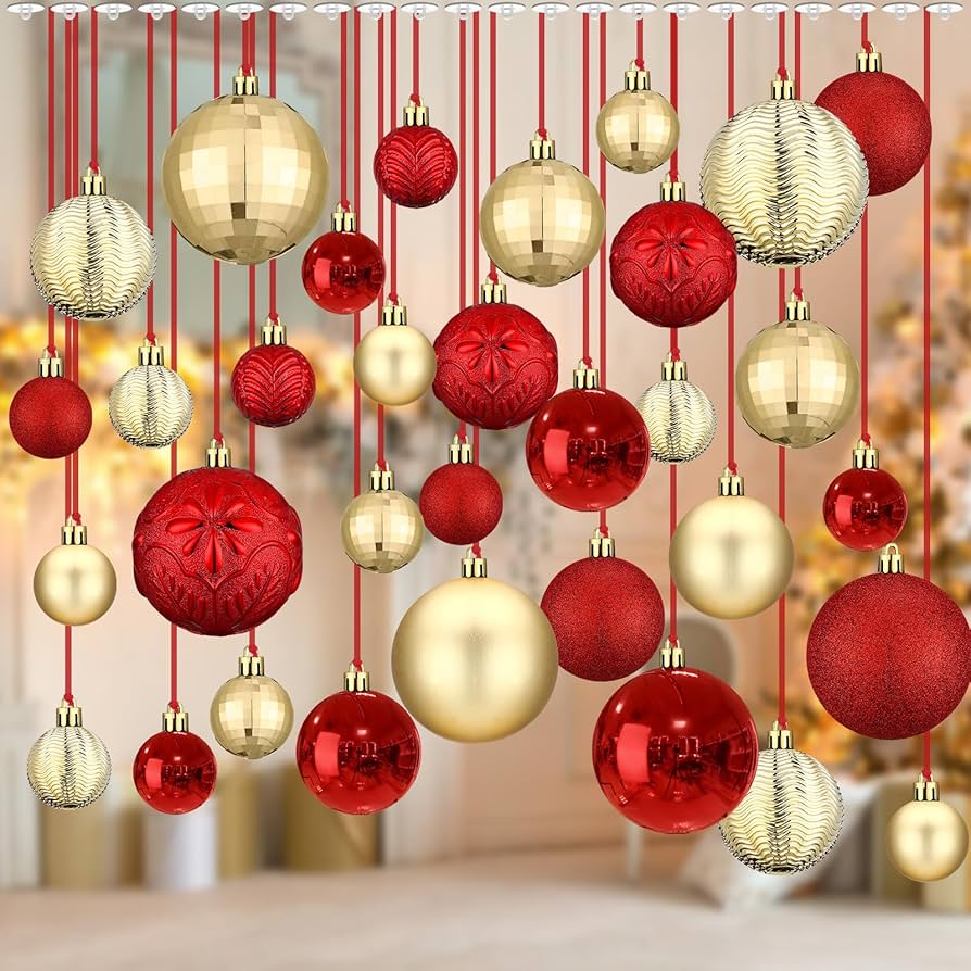 decoração de natal com bolas