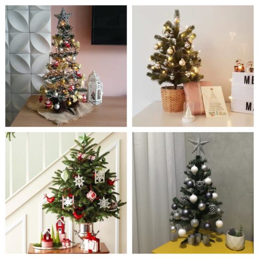 decoração de natal para árvore pequena