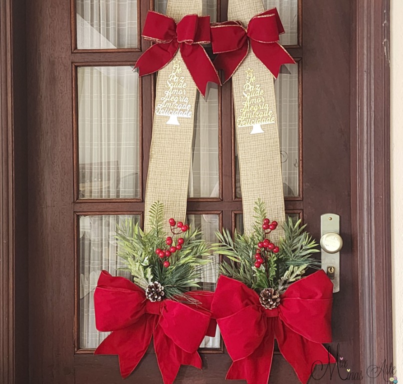 Enfeites de Maçaneta e Capas de Porta: Soluções Discretas para o Natal