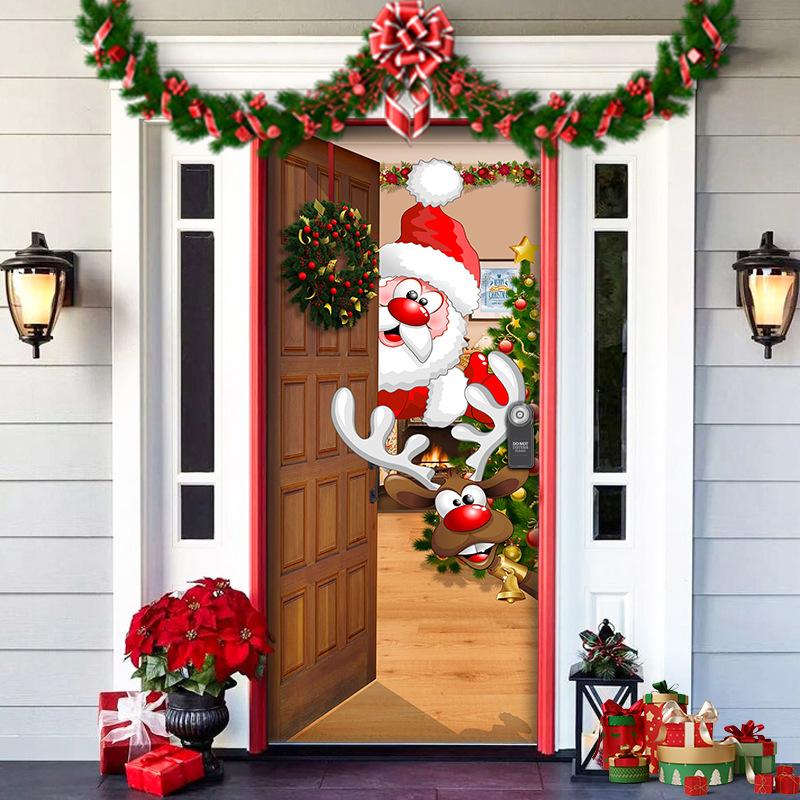 decoração de natal para porta