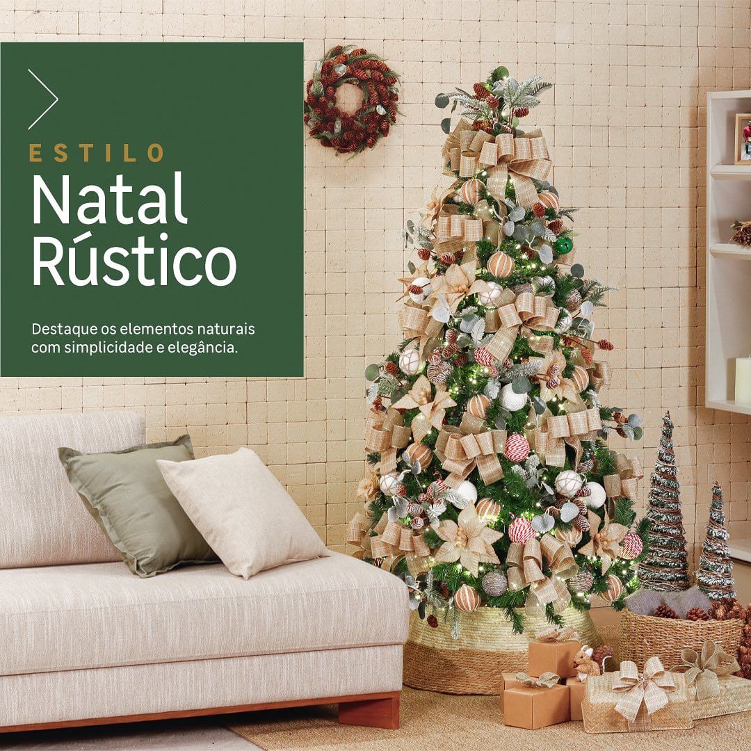 Além da Árvore: Ideias de Decoração Rústica para Cada Canto da Casa no Natal