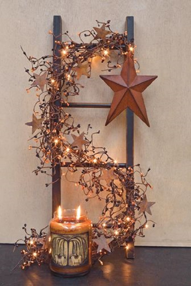 decoração de natal rústica