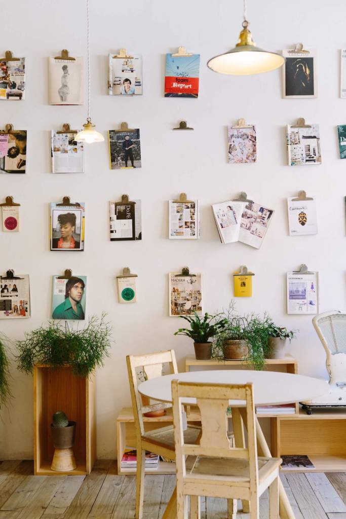 decoração de parede com fotos