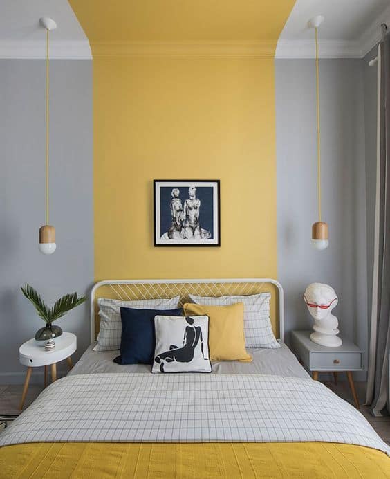 decoração de quarto amarelo