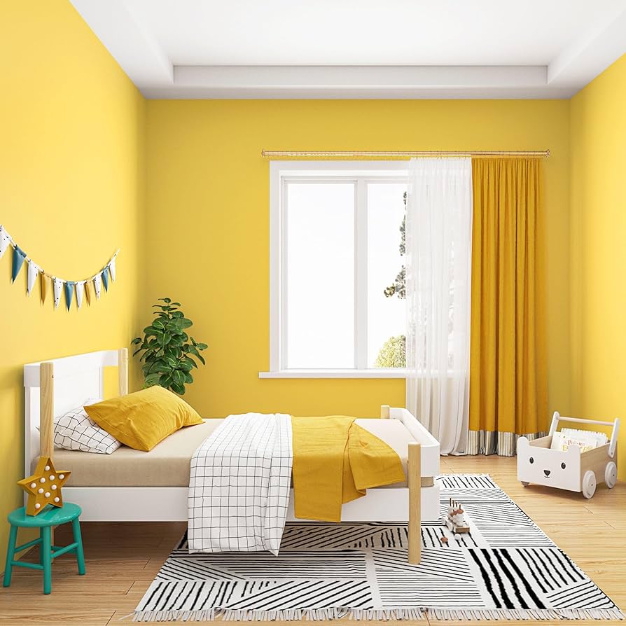 Decoração de Quarto Pequeno Amarelo: Maximizando o Espaço com Cor