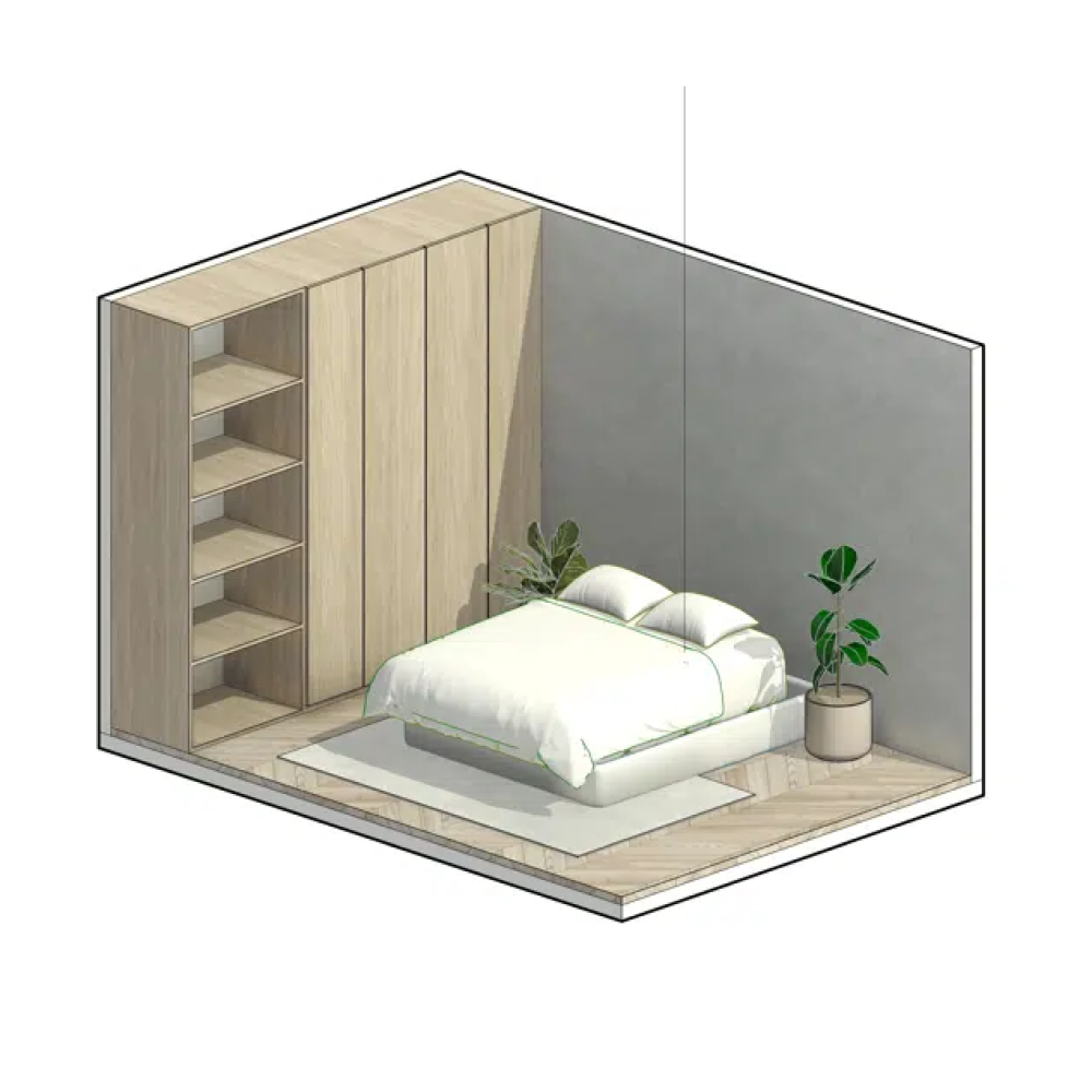 Cama Box Baú Bipartida: A Solução para Quartos Pequenos e Acessos Difíceis