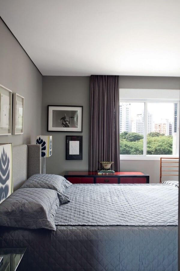 decoração de quarto com janelas de alumínio