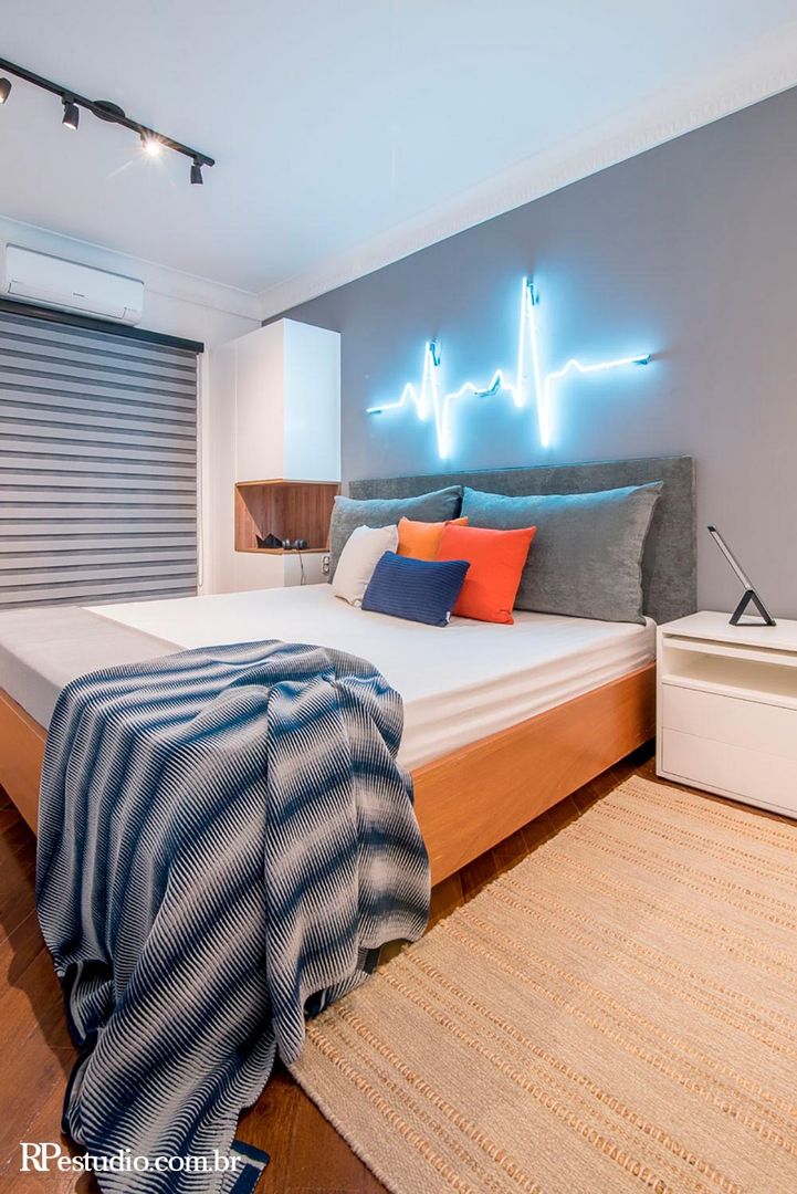 decoração de quarto com led