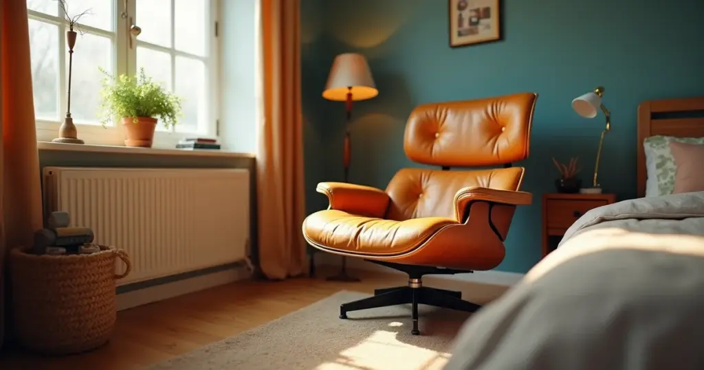 Decoração de Quarto com Poltrona Eames: O Refúgio Perfeito