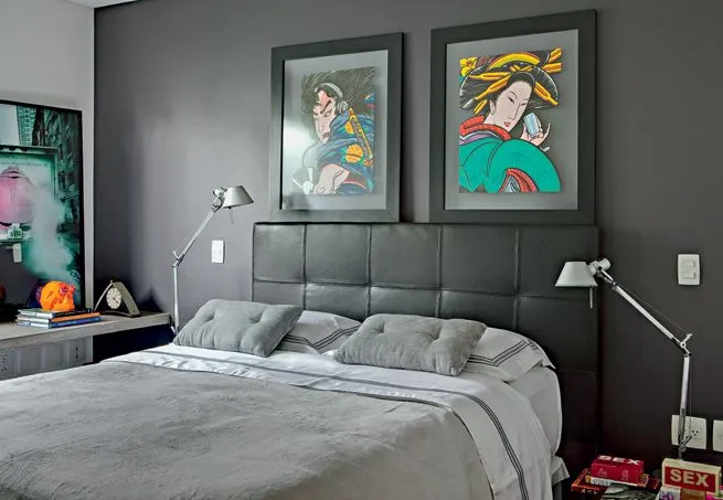 Móveis e acessórios que transformam seu quarto cinza
