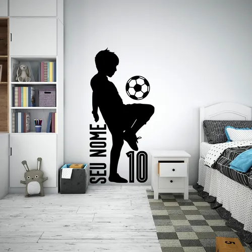 decoração de quarto de futebol