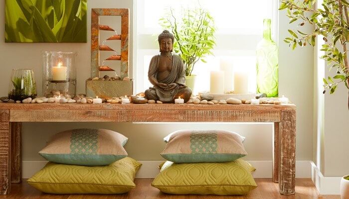 decoração de quarto zen