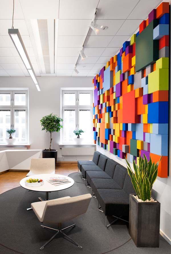 decoração de sala de espera