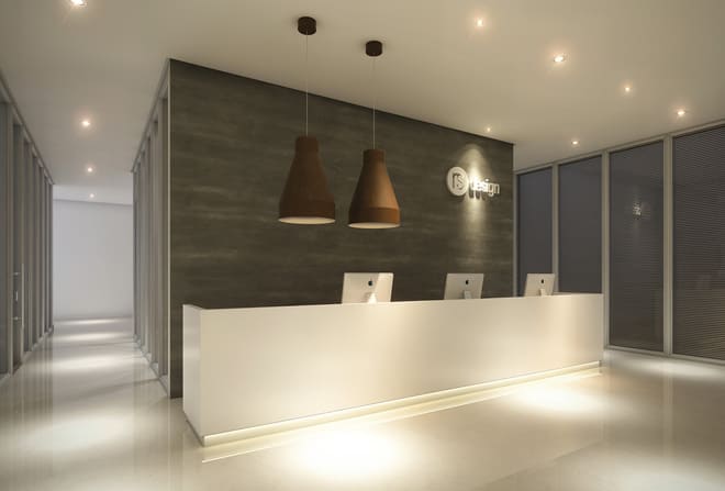 decoração de sala de espera