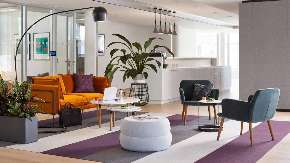 decoração de sala de espera