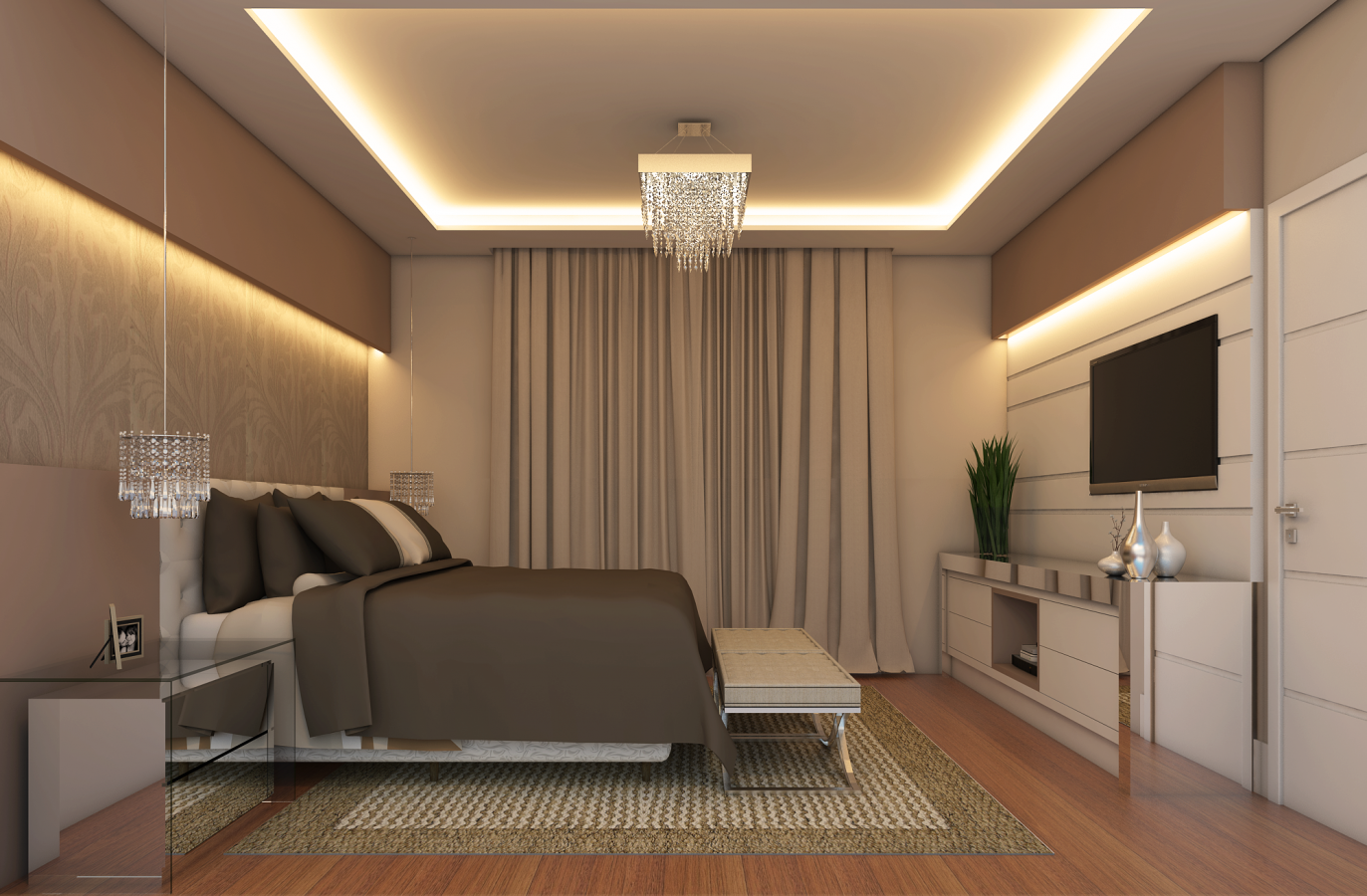 decoração de suíte master