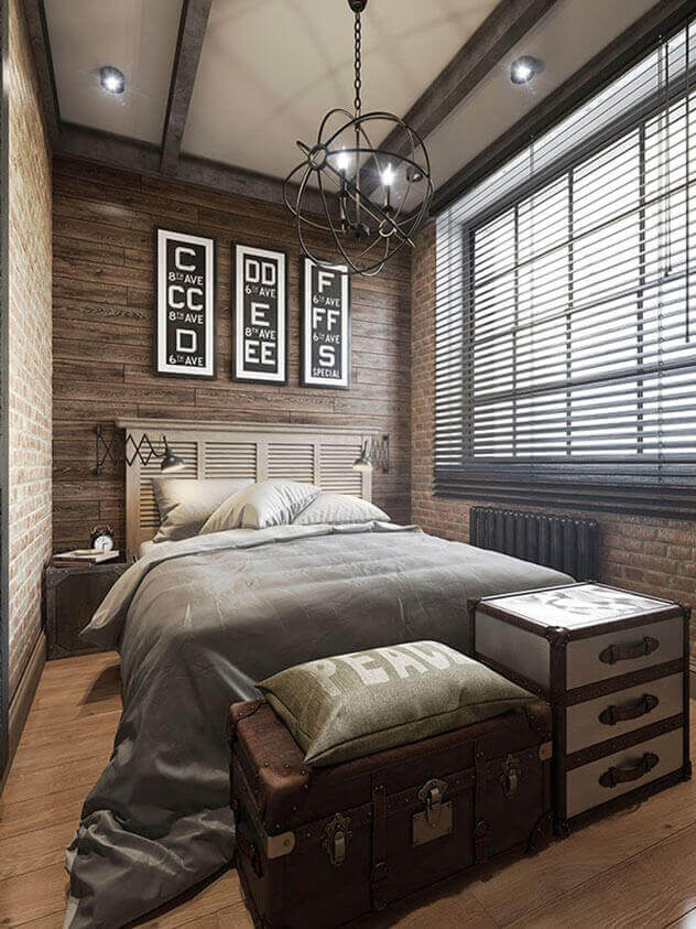 Cores e Iluminação: Como Escolher para seu Quarto Estilo Industrial