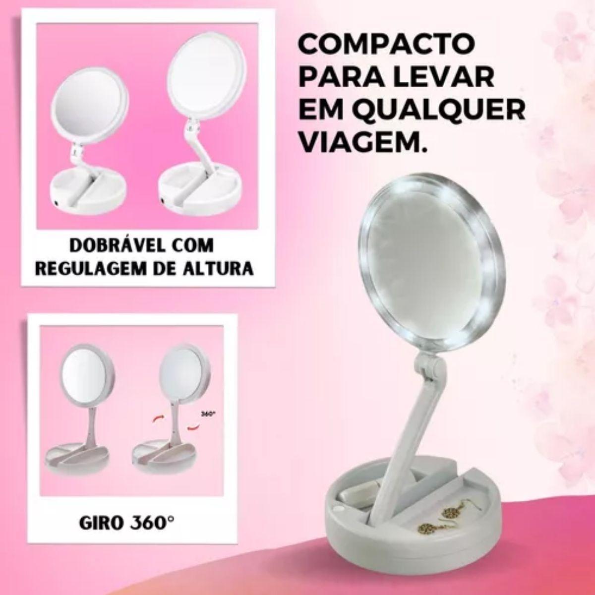espelho camarim de mesa