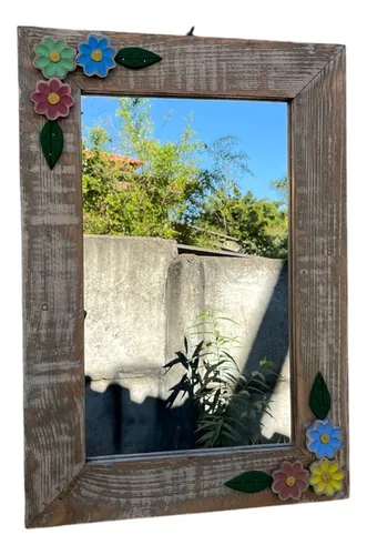 Decoração Rústica: Ideias Criativas com Espelhos Estilo Janela de Demolição