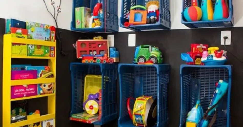 ideias criativas organizador de brinquedos