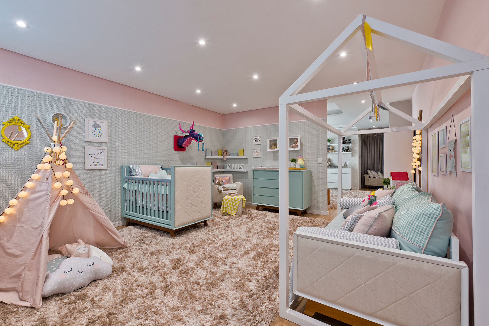 iluminação para quarto de bebê