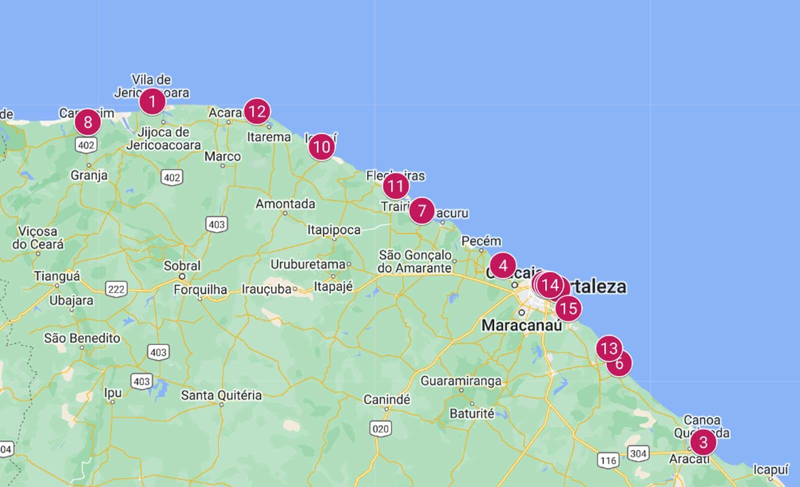 onde ficar e comer