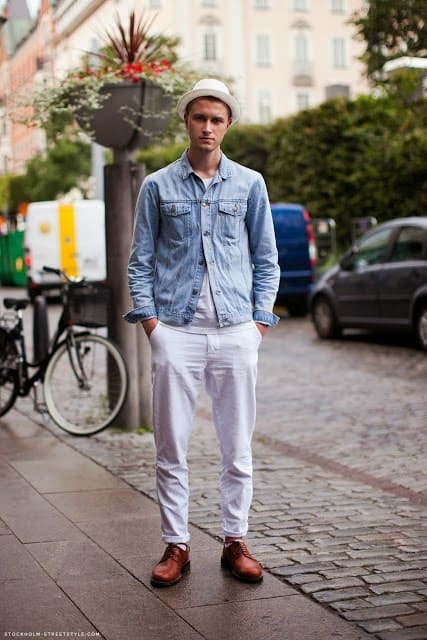 looks com calça branca masculina