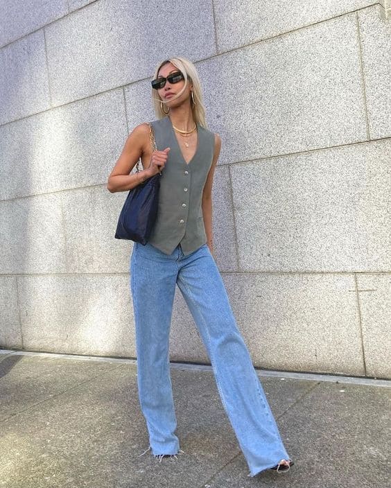 Colete Jeans: 10 Maneiras de Usar em Todas as Estações