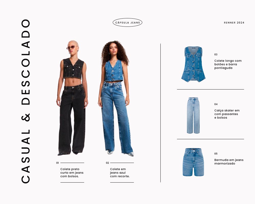 Tendências 2025: O Colete Jeans Curto é a Peça Chave que Você Precisa