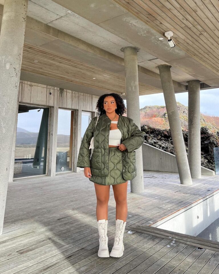 looks com coturno branco