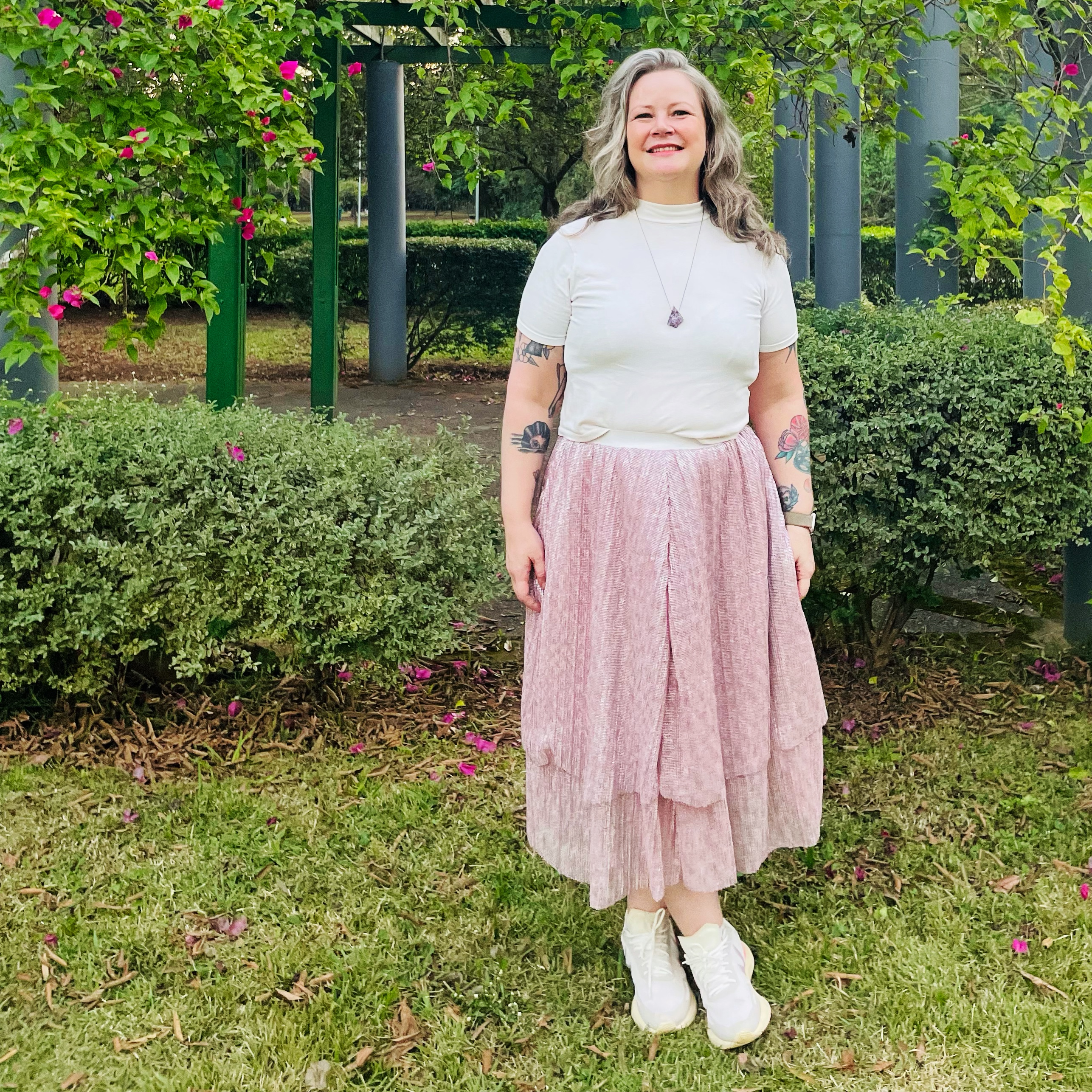 looks com saia de tule