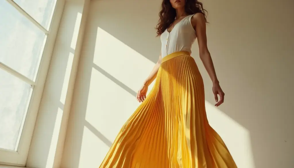 Saia Midi Plissada: Looks Incríveis para Arrasar em 2026 Saia Midi Plissada: Looks Incríveis para Arrasar em 2026