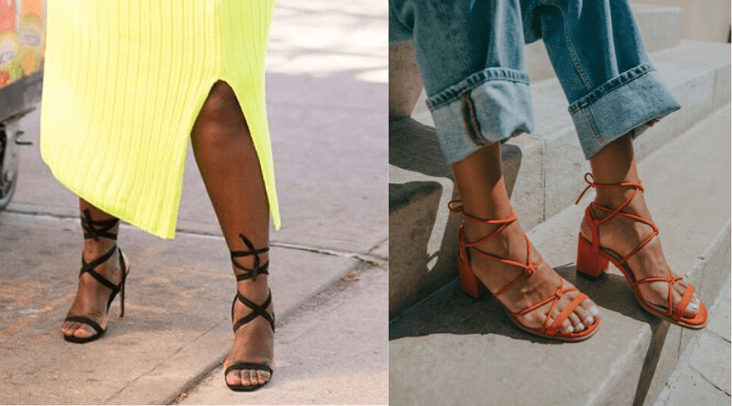 Do Dia à Noite: Looks Versáteis com Sandália de Amarração