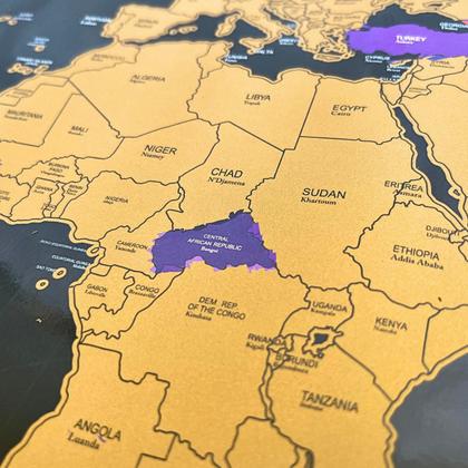 Mapas de Raspar e Pins: A Melhor Forma de Registrar Suas Aventuras