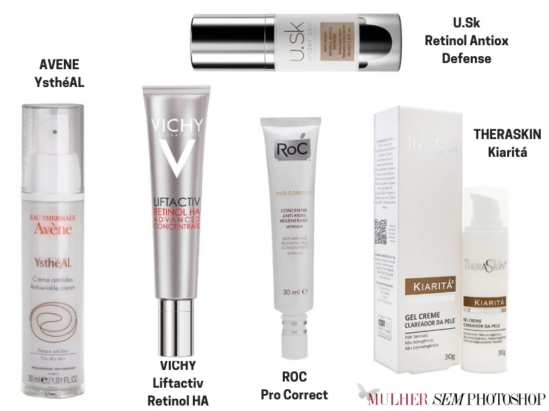 melhores cremes com retinol