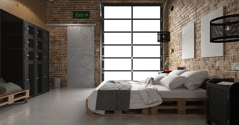 Móveis e Iluminação: Como Escolher para um Quarto Industrial Autêntico