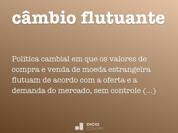o que é o câmbio flutuante