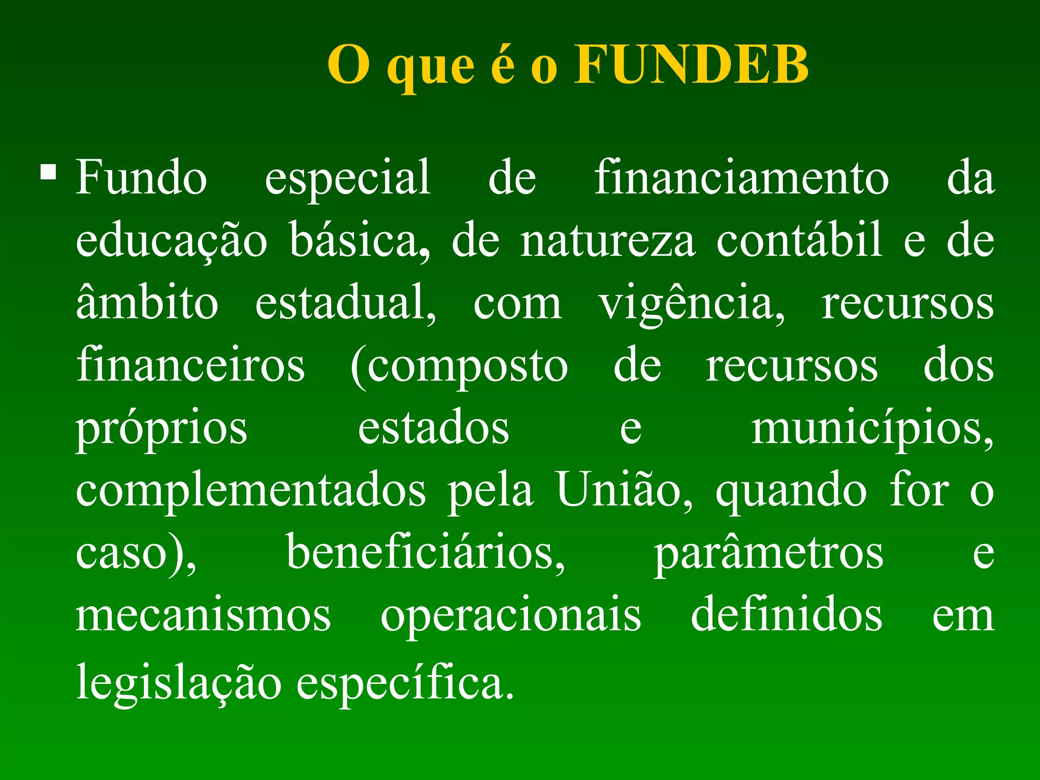 o que é o fundeb