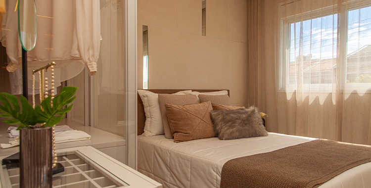 Quarto Escandinavo: A Arte de Decorar com Monocromático Off-White