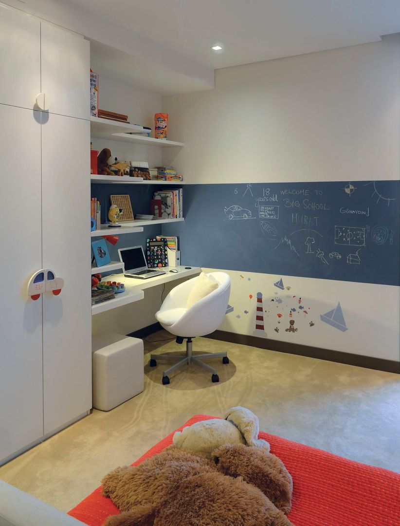 Inspirações de Quartos Juvenis com Parede Lousa