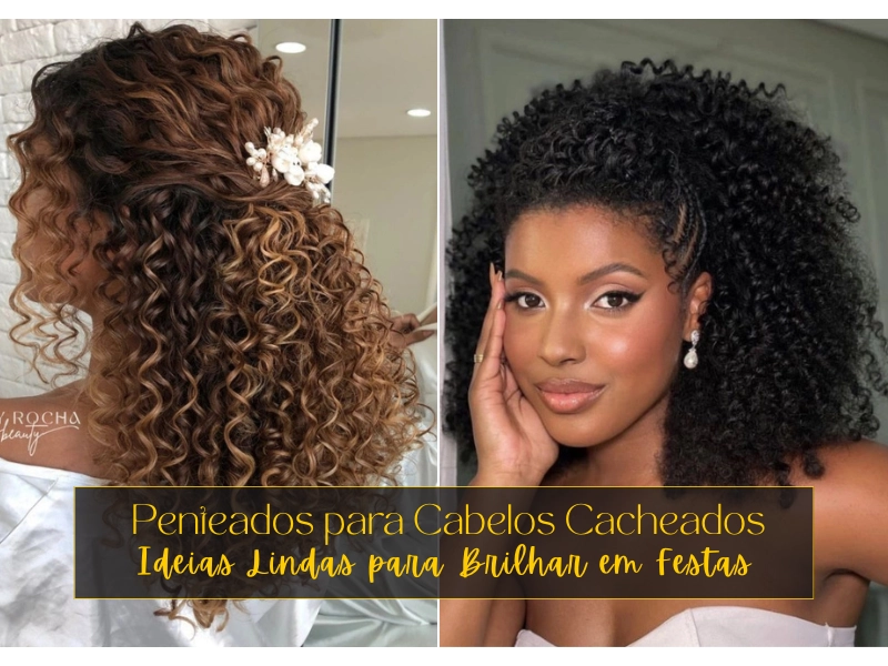 Inspirações de Penteados com Lenços para Cabelos Cacheados Curtos