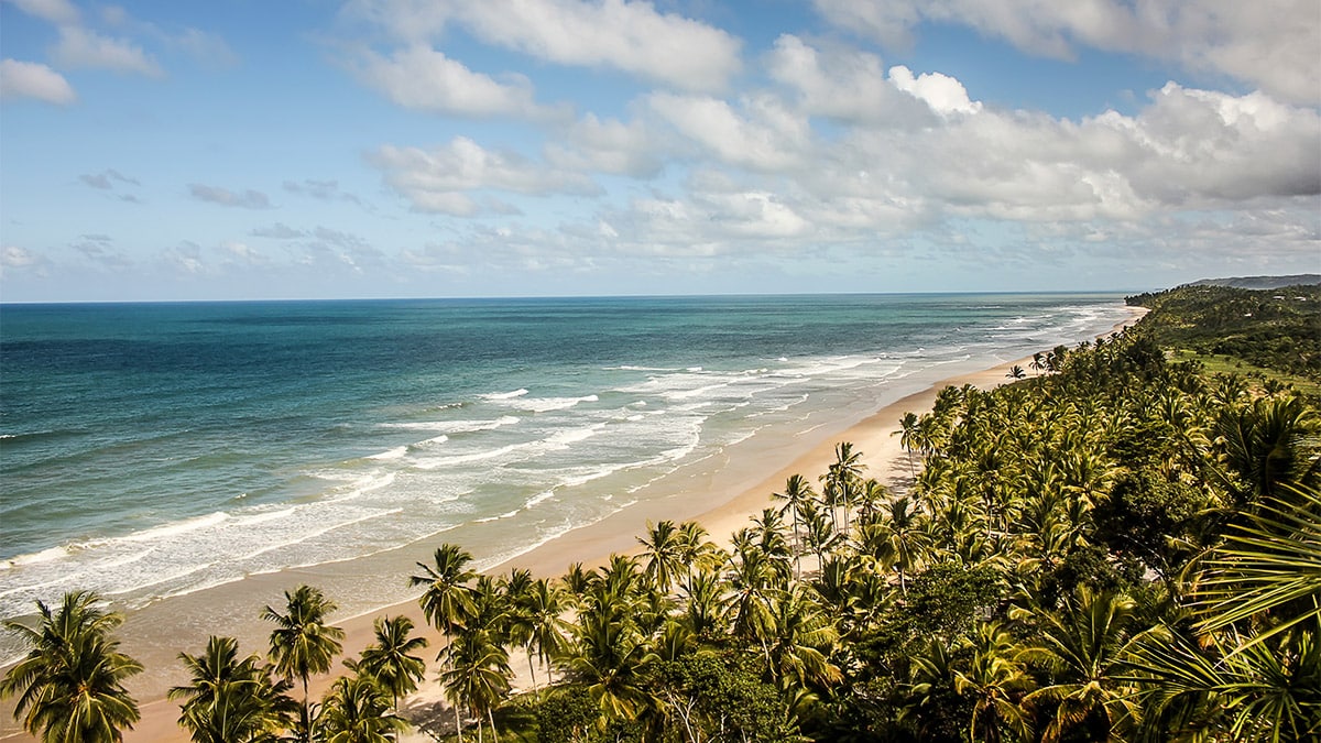 praias do sul da bahia