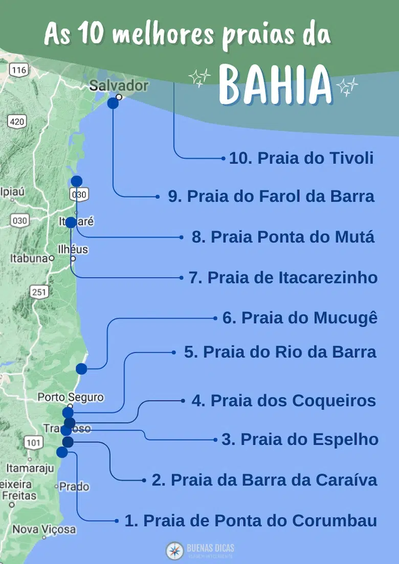 praias do sul da bahia