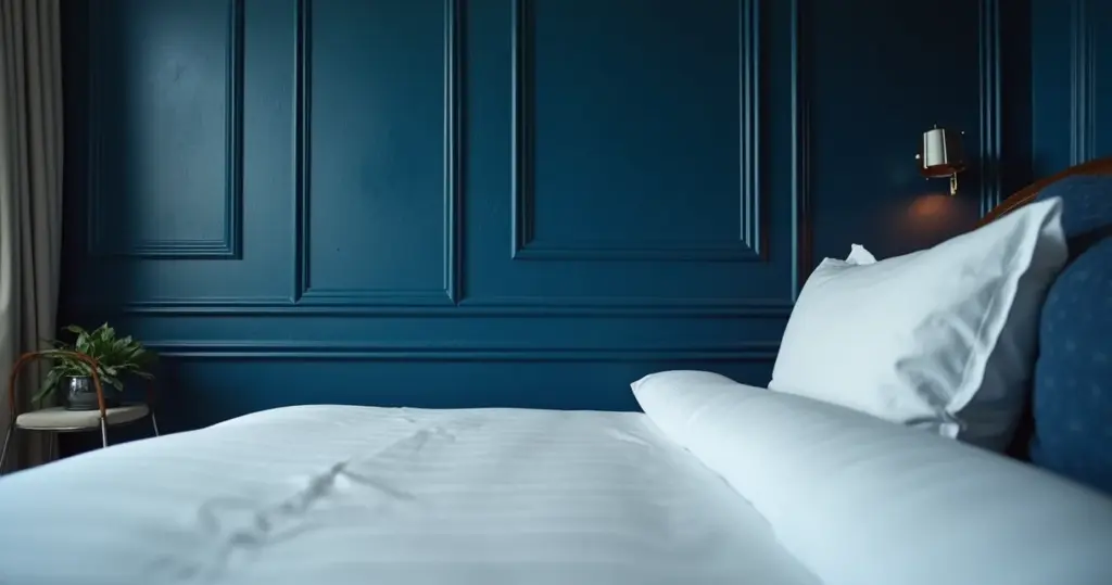 Quarto Azul Marinho e Branco: O Segredo do Aconchego Sofisticado Quarto Azul Marinho e Branco: O Segredo do Aconchego Sofisticado