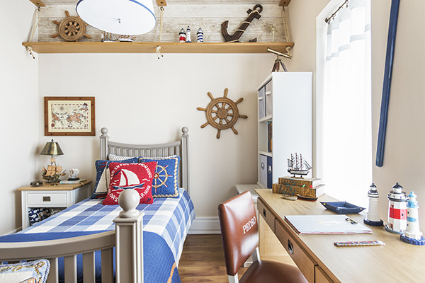 Como Escolher a Paleta de Cores Ideal para seu Quarto Estilo Navy