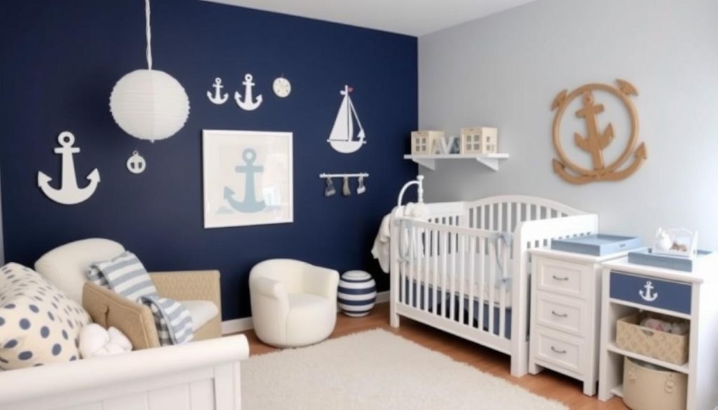 quarto com tema náutico